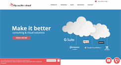 Desktop Screenshot of flyonthecloud.com